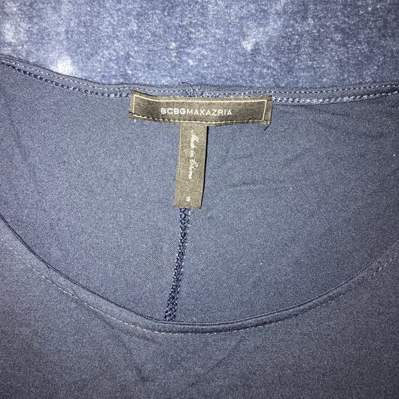 Navy Blue BCBG Batwing Style Top - Picture 4 of 4